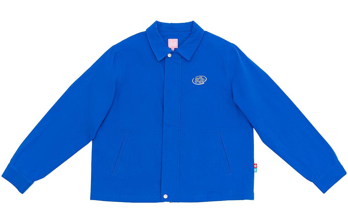 Order ヴァンディザピンク x G&S ユニセックス ブルーワークジャケット - 長袖襟付きデザイン VTP-SS22-020