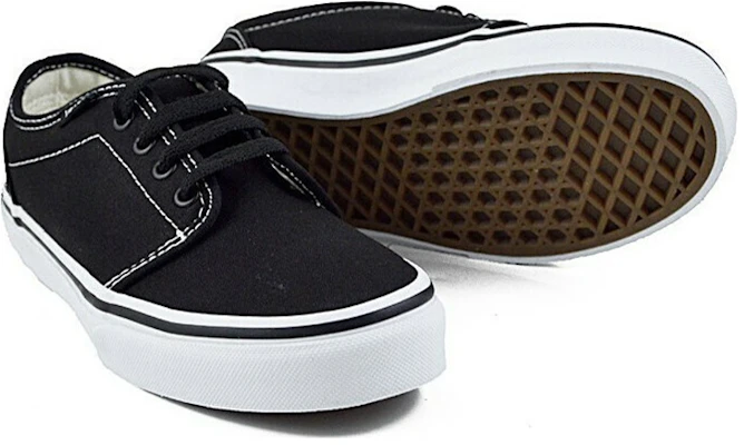 Vans 106 Vulcanized Minimalistische Bequeme Low-Top Skateboardschuhe Schwarz VN0A4UH66BT Purchase Vans 106 Vulcanized Minimalistische Bequeme Low-Top Skateboardschuhe Schwarz VN0A4UH66BT