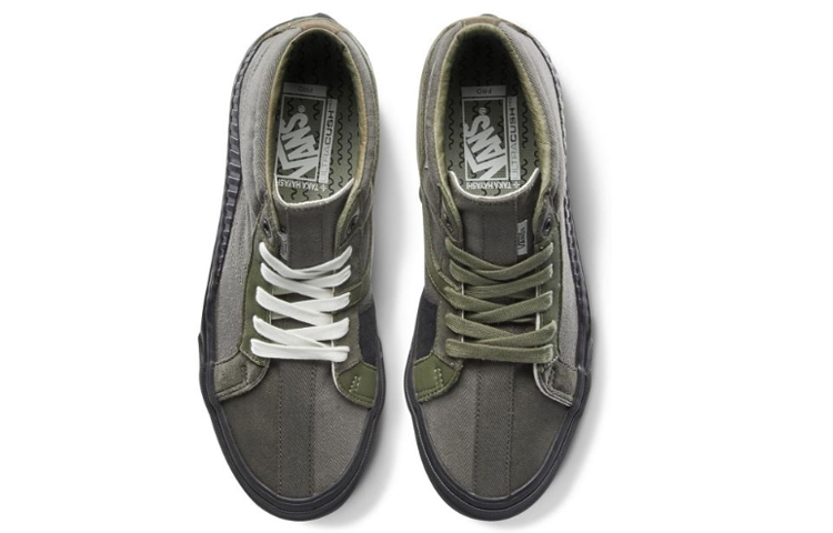 Shop Vans 138 Mid Taka Hayashi Hijau Tentera VN0A45K7VTQ