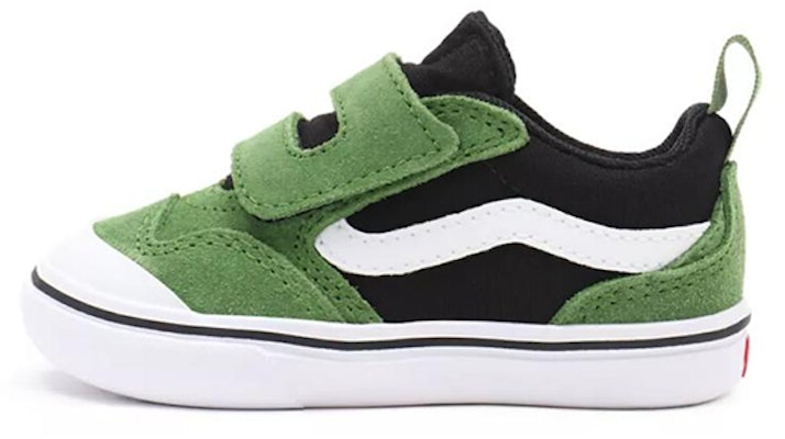 Vans 2-tone Comfycush New Skool Velcro 'Black Green' VN0A4TZH9EC Buy Vans 2-tone Comfycush New Skool Velcro 'Black Green' VN0A4TZH9EC