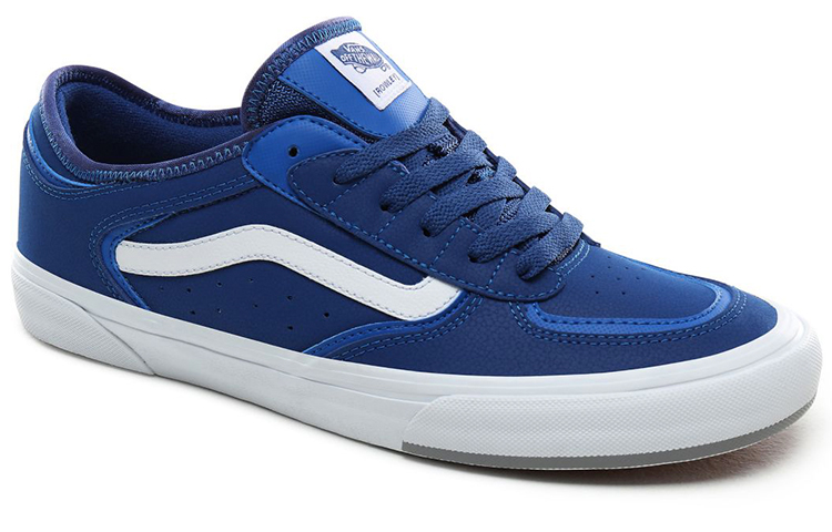 Lookbook Vans 66/19 ROWLEY CLASSIC Seri Skateboard Biru Putih VN0A4BTTXK3