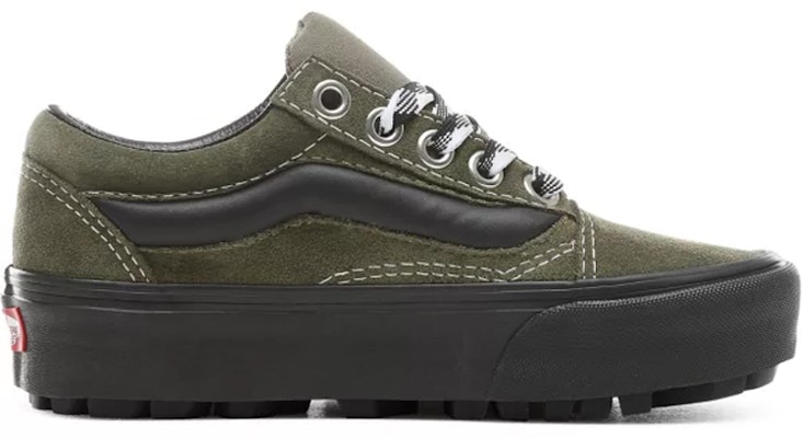 Vans 90an Retro Old Skool Lug Platform ‘Hitam Hijau’ VN0A3WLXVRY Order Vans 90an Retro Old Skool Lug Platform ‘Hitam Hijau’ VN0A3WLXVRY