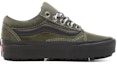 Order Vans 90an Retro Old Skool Lug Platform ‘Hitam Hijau’ VN0A3WLXVRY