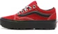 Vans 90s Retro Old Skool Lug Platform Hitam/Merah VN0A3WLXVRX