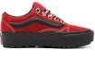 Order Vans 90s Retro Old Skool Lug Platform Hitam/Merah VN0A3WLXVRX