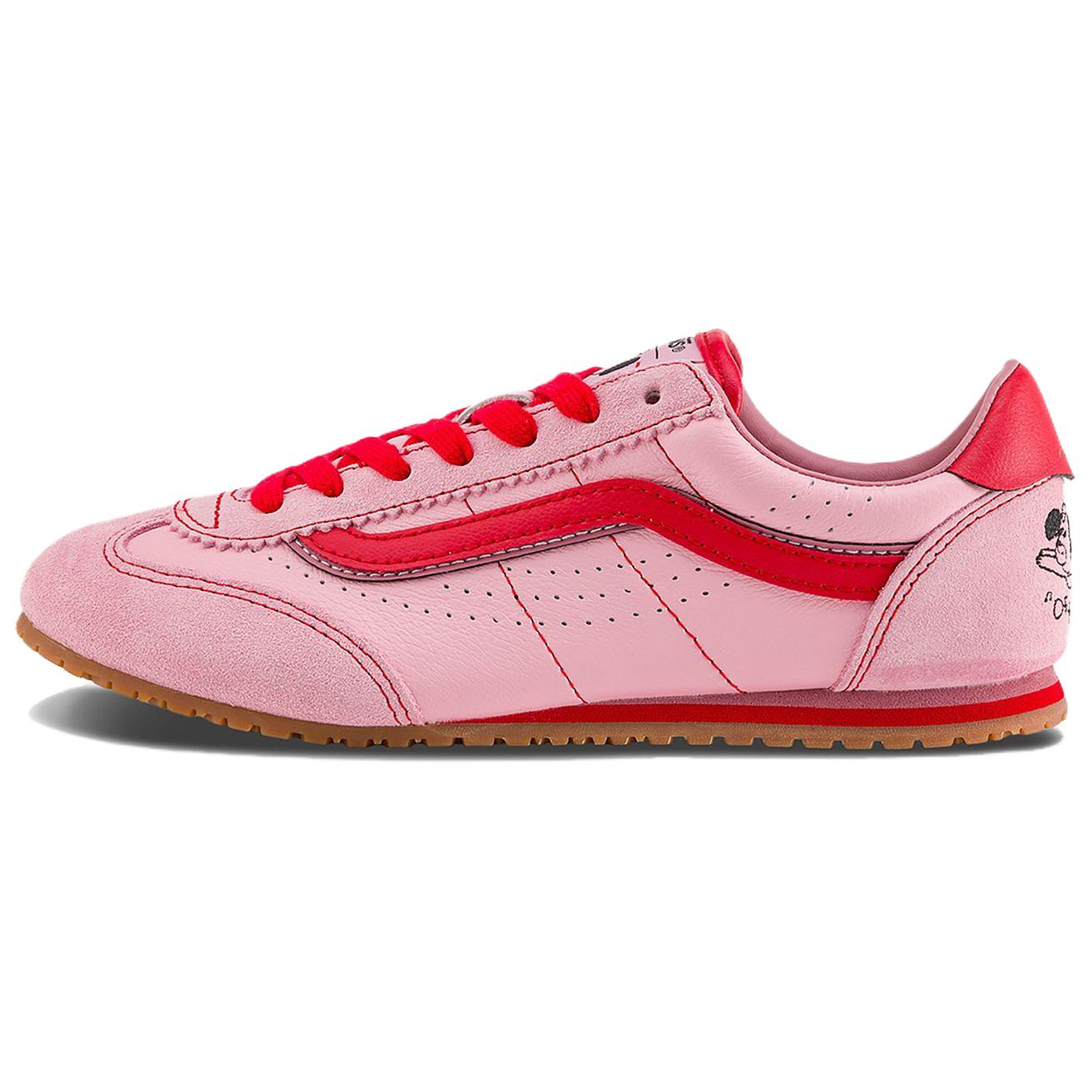 Vans × RIROO Super Lowpro Retro Lightweight Trainers Pink Casual Shoes VN000D83FFP