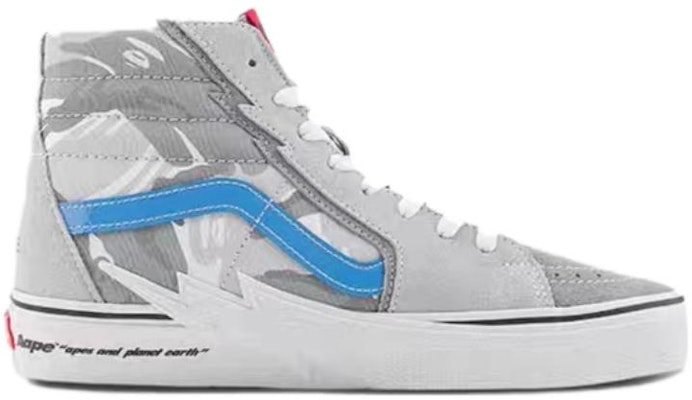 Vans x AAPE Sk8-Hi 'Abu Putih Biru' VN0A5JIVY311 Order Vans x AAPE Sk8-Hi 'Abu Putih Biru' VN0A5JIVY311