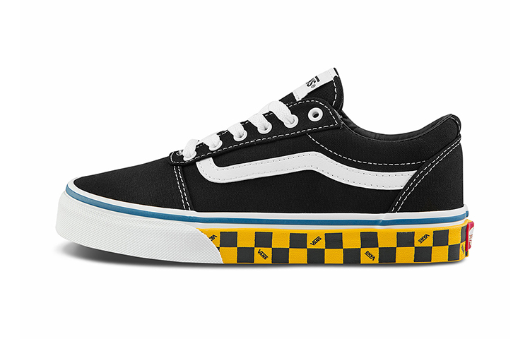 Buy 中童 Vans Active 低筒 兒童滑板鞋 黑白