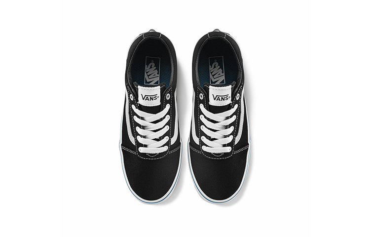 Lookbook 中童 Vans Active 低筒 兒童滑板鞋 黑白