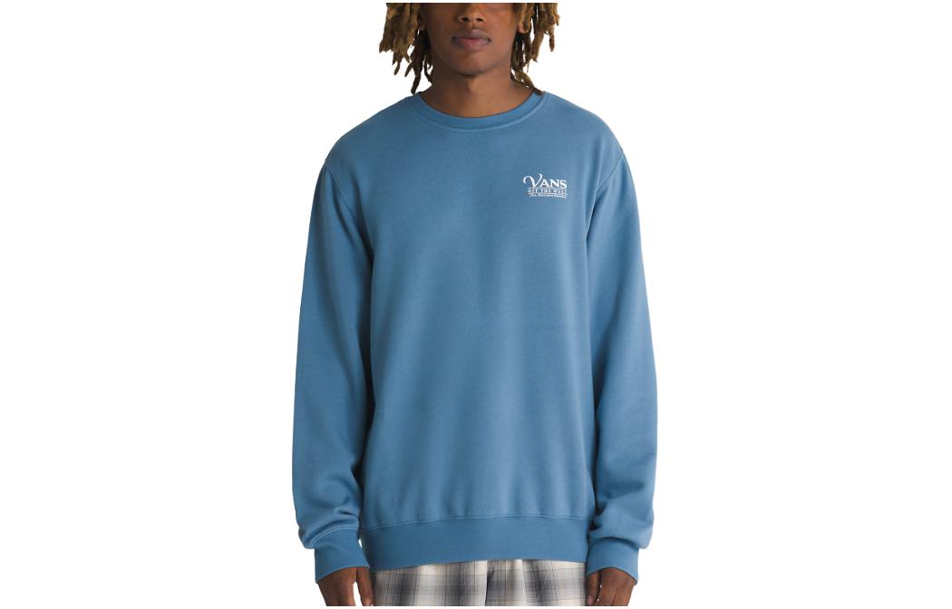 Vans All-Inclusive Blue Crewneck Sweatshirt Long Sleeve Pullover VN000K7NP8X