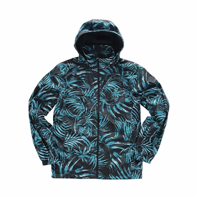 Vans All-Over Print Blue Hooded Jacket Casual Sportswear VN0A36Jmo8V
