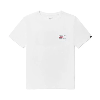 Vans Alphabet Graphic Crewneck Short-Sleeve Sweatshirt Loose Fit VN0A4TUT85W