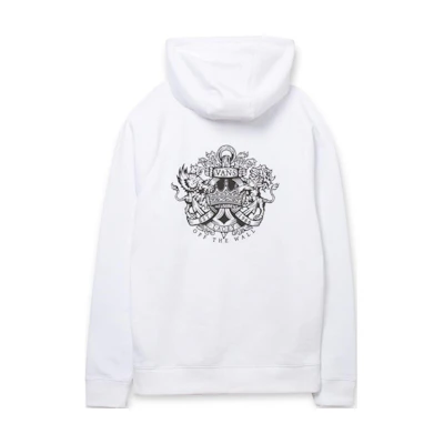 Vans Alphabet Graphic Fleece Hoodie Unisex White VN0A49SNYXB
