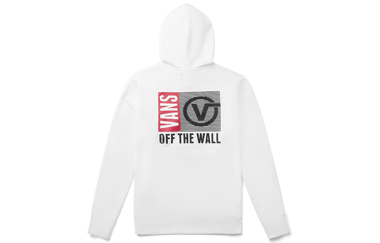 Vans Alphabet Hoodie White Unisex Casual Wear VN0A48A8WHT