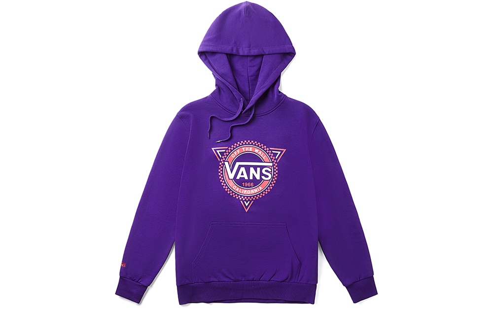 Vans Alphabet Logo Knit Pullover Hoodie Purple (Unisex) VN0A48CD4N1