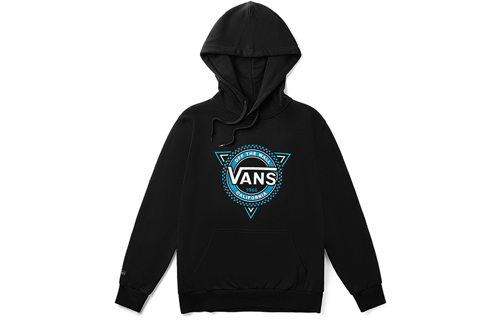 Vans Alphabet Logo Knit Pullover Hoodie Unisex Black VN0A48CDBLK