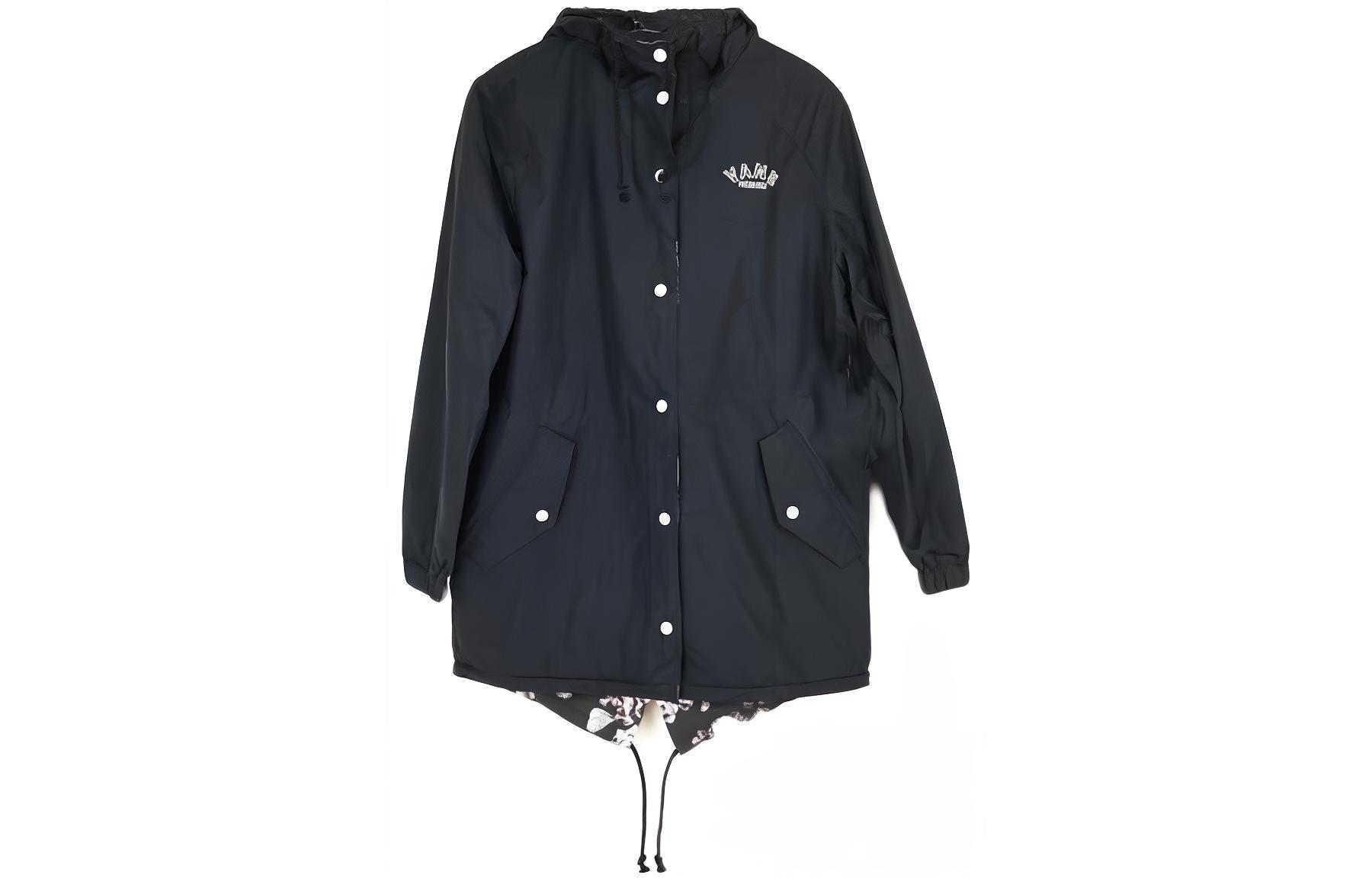 Vans Alphabet Logo Print Hooded Jacket Men’s Black VN0A3QRCBLK