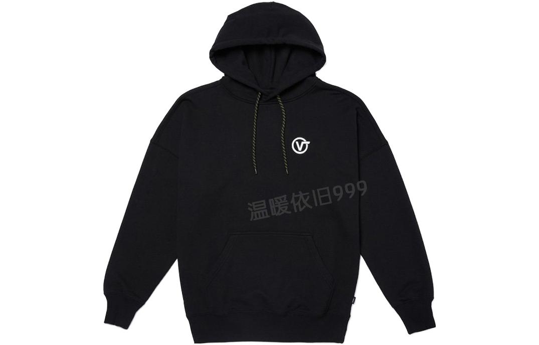 Vans Alphabet Logo Print Long-Sleeve Vintage Sweater Unisex Black VN0A4BP7BLK