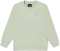 Vans Alphabet Logo Print Loose Crewneck Sweatshirt Unisex Light Green VN000H0SUDP Vans Alphabet Logo Print Loose Crewneck Sweatshirt Unisex Light Green VN000H0SUDP