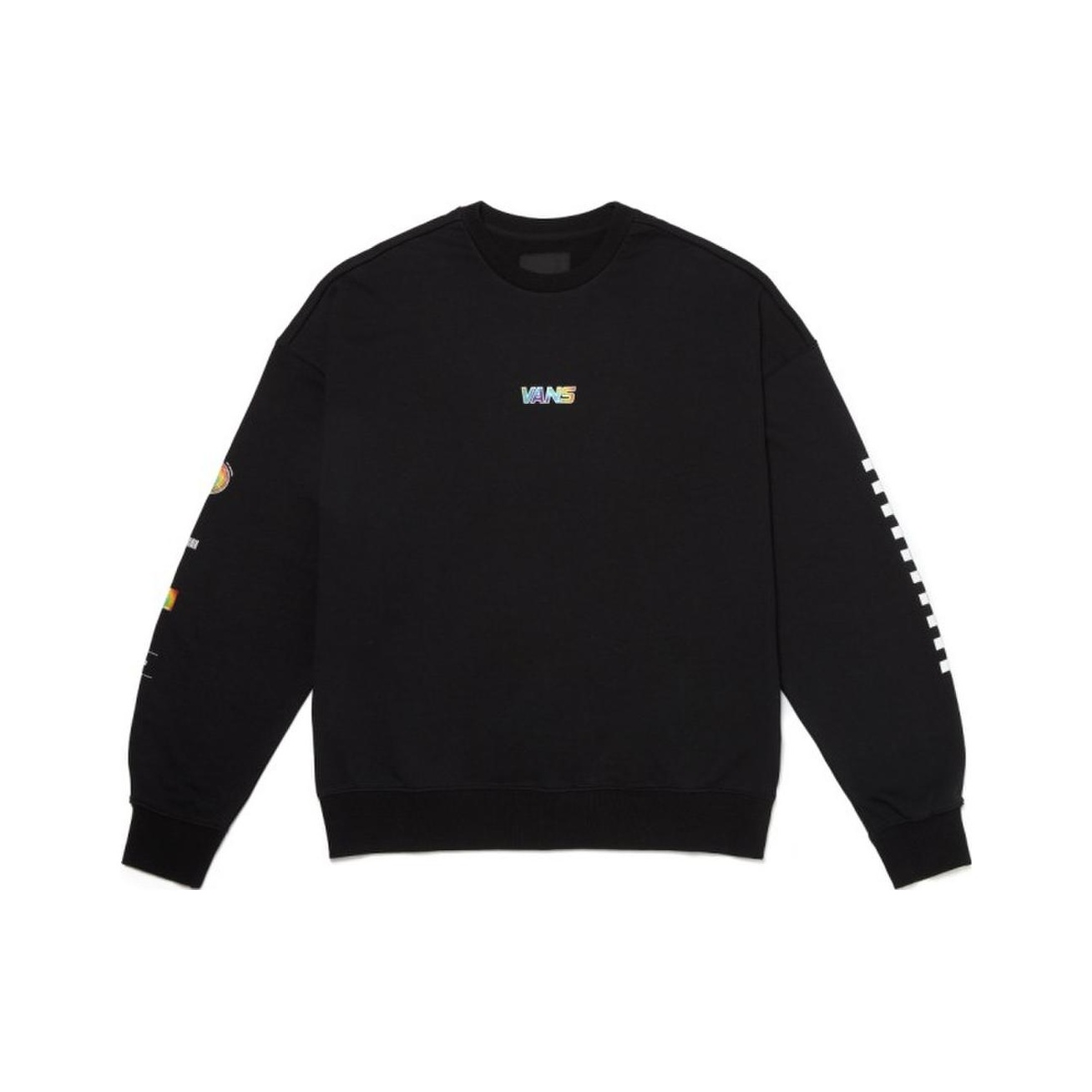 Vans Alphabet Logo Print Sweatshirt Black VN0A7TRHBLK