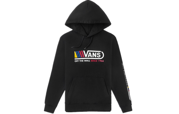 Vans Alphabet Print Hoodie Black (Unisex) VN0A4RBGBLK
