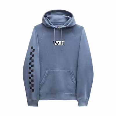 Vans Alphabet Print Oversized Blue Hoodie for Men VN0A49SNCO31