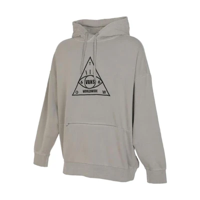 Vans Alphabet Print Oversized Pullover Sweatshirt Brown VN000FC0AF1