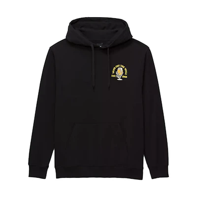 Vans Alphabet Print Pullover Hoodie Unisex Black VN0008H7BLK