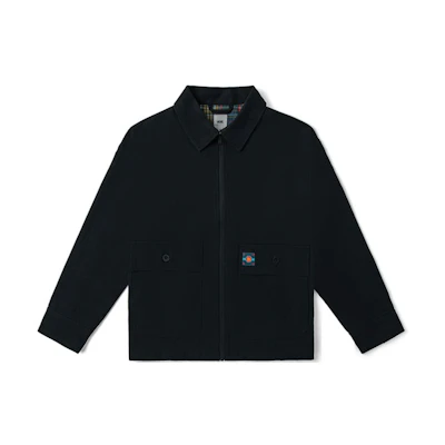 Vans Alphabet Print Workwear Jacket Black Unisex VN0A54KZBLK