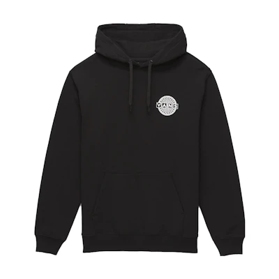 Vans Alphanumeric Print Pullover Hoodie Unisex Black VN0008HZBLK