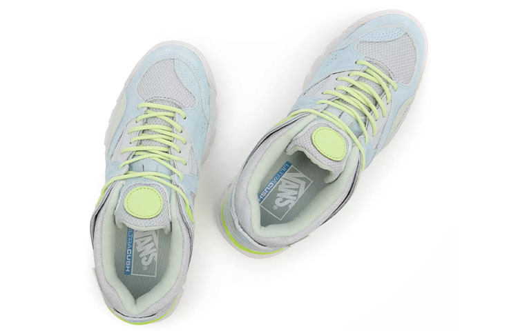 Shop Vans AMZN Trailhead Shoes 'Grey Blue Yellow' VN0A7TO2ASK