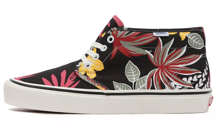 Vans Anaheim Factory Chukka 49 DX Mid-Top Sneakers Black/Red VN0A4BTIAZH