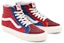 Lookbook VansアナハイムSK8-HI 38 DX 赤/青 VN0A38GF9XP