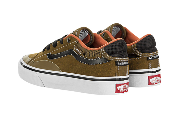 Lookbook 中童 Anti Hero TNT x Vans Advanced Prototype Youth 休閒時尚 低筒 兒童滑板鞋 橄欖色
