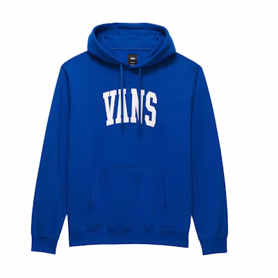 Vans Arched Logo Print Pullover Hoodie Unisex Blue VN000HNW7WM