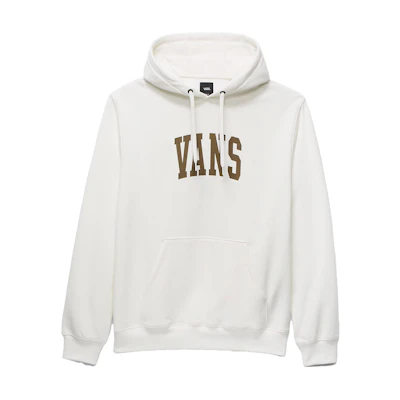 Vans Arched Logo Pullover Hoodie White Unisex Long Sleeve Sweatshirt VN000G0NFS8
