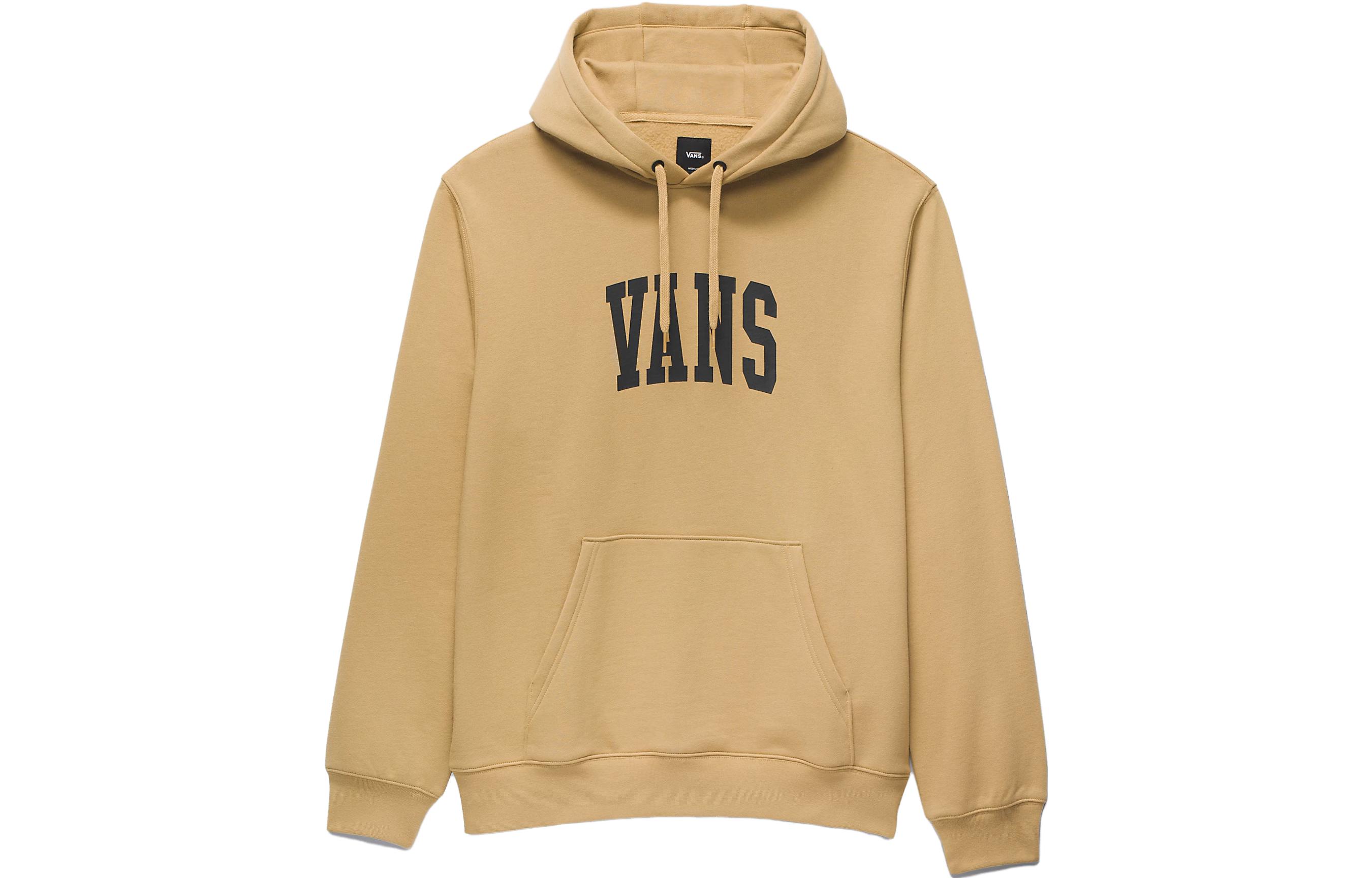 Vans Arched Logo Pullover Hoodie Yellow Unisex Vintage Style VN000G0N5QJ