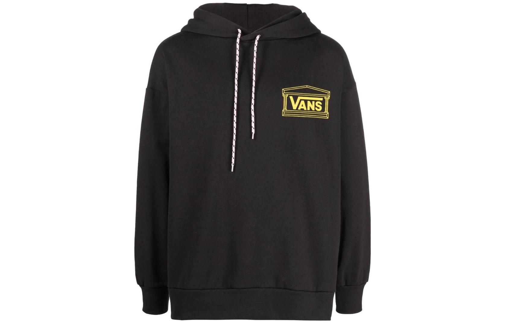 Vans Art Trip Logo Pullover Hoodie Black Long Sleeve Sweater VN0A5GYEZ0J
