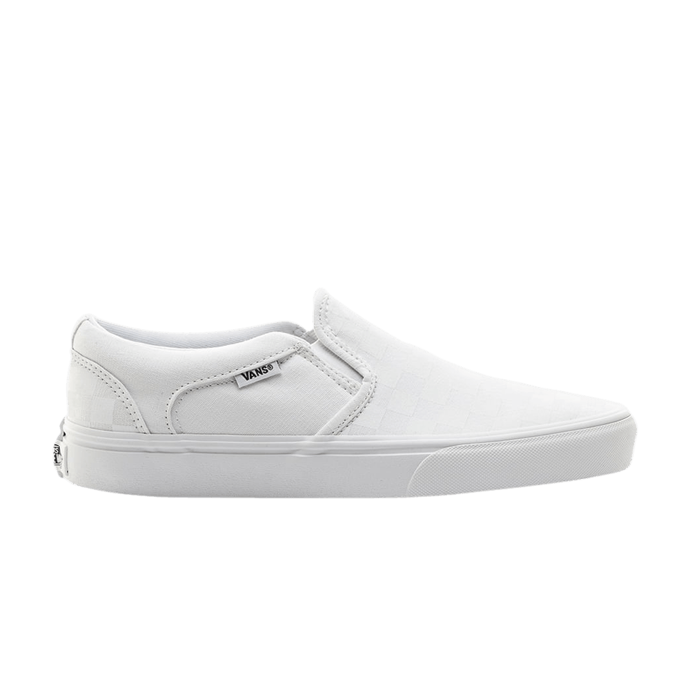 Vans Asher 'Checkerboard - White' VN000SEQW51