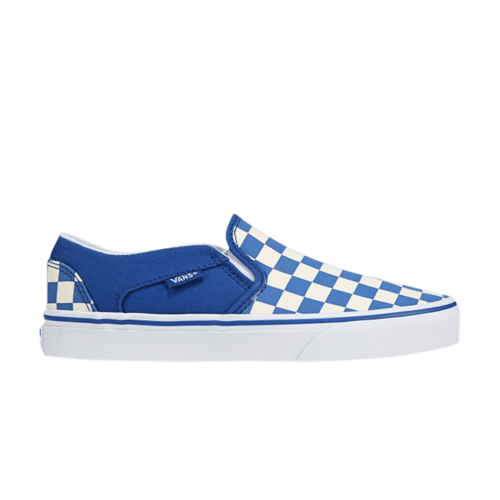 Buy Vans Asher 'Princess Blue Checkerboard' - Biru Checkerboard Puteri VN000SEQUY8