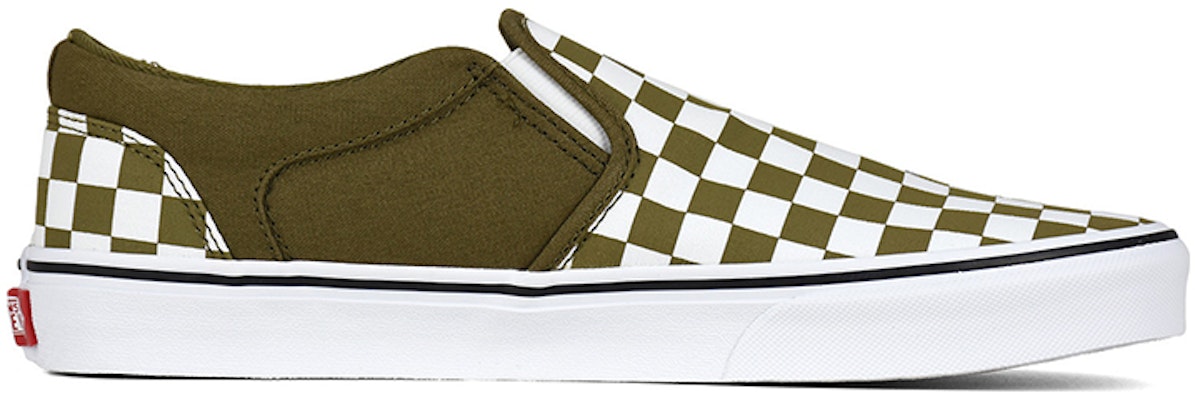 Vans Asher Corak Checkerboard 'Putih Hijau' VN0A45J80OW Order Vans Asher Corak Checkerboard 'Putih Hijau' VN0A45J80OW