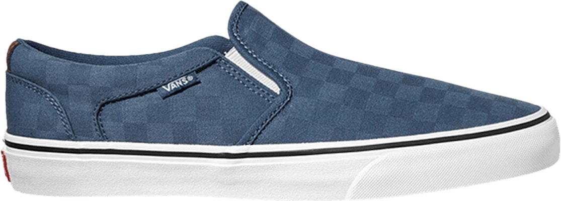 Vans Asher Deluxe 'Check Jacquard - Dark Denim' VN0A3TFZU0D Buy Vans Asher Deluxe 'Check Jacquard - Dark Denim' VN0A3TFZU0D