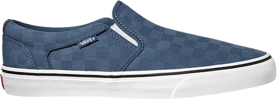 Vans Asher Deluxe 'Check Jacquard - Dark Denim' VN0A3TFZU0D Vans Asher Deluxe 'Check Jacquard - Dark Denim' VN0A3TFZU0D