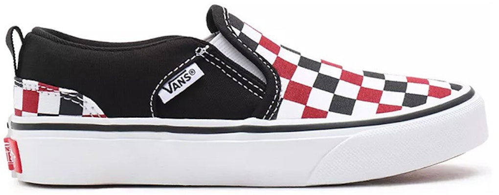 Vans Asher スニーカー 黒/白/赤 VN0A45JR9AT Order Vans Asher スニーカー 黒/白/赤 VN0A45JR9AT