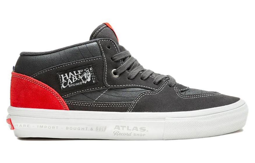 Order Atlas x Vans Half Cab 潮流休閒 防滑耐磨 滑板鞋 男女同款 黑白紅