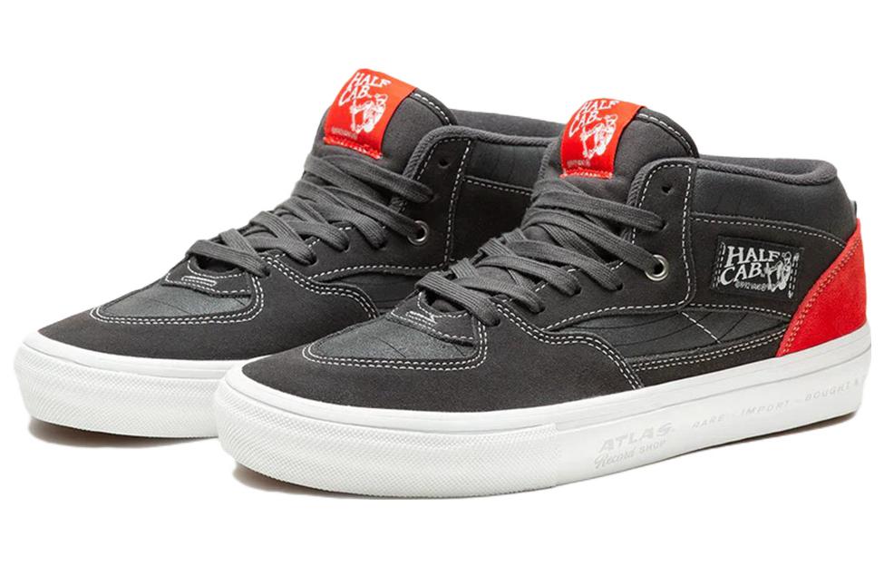 Lookbook Atlas x Vans Half Cab 潮流休閒 防滑耐磨 滑板鞋 男女同款 黑白紅
