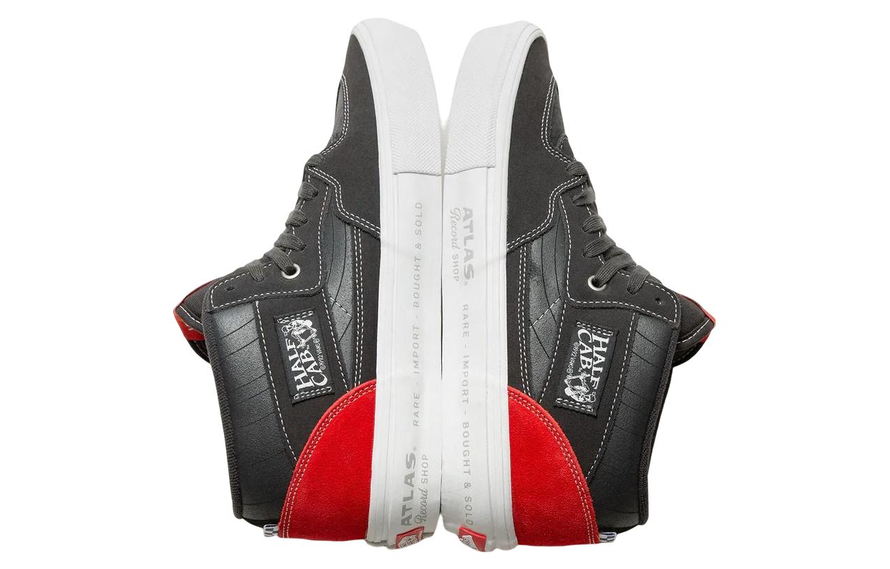 Shop Atlas x Vans Half Cab 潮流休閒 防滑耐磨 滑板鞋 男女同款 黑白紅