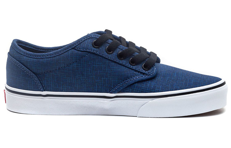 Order Vans Atwood Sepatu Sneakers Low-Top Biru/Hitam VN000TUYW56