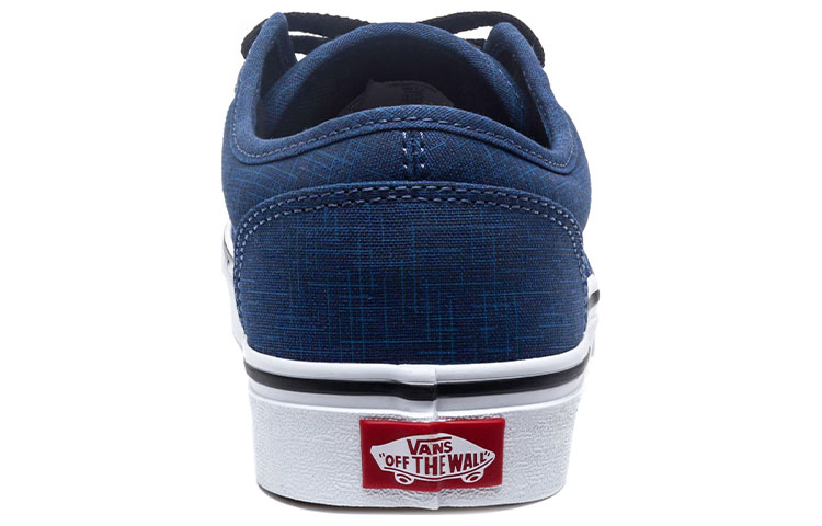 Shop Vans Atwood Sepatu Sneakers Low-Top Biru/Hitam VN000TUYW56