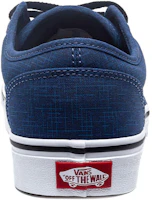Shop Vans Atwood 低筒休閒板鞋 藍黑